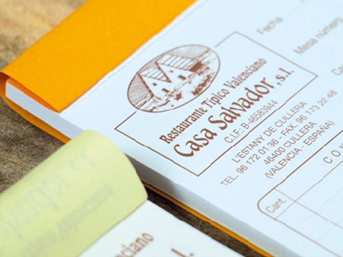 Material hostelería - Gráficas Benifayó